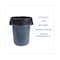 Boardwalk 56 gal Trash Bags, 43 in x 47 in, 19 microns, Black BWK 434722BLK - alternate 3